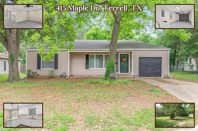 415 Maple Drive, Terrell TX 75160