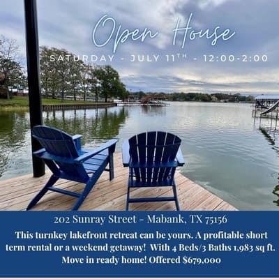 202 Sunray Street, Mabank TX 75156