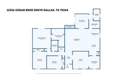 12326 Cedar Bend Drive, Dallas TX 75244 - Photo 3