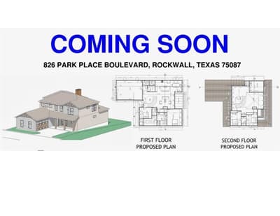 826 Park Place Boulevard, Rockwall TX 75087