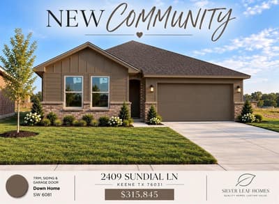 2409 Sundial Lane, Keene TX 76031