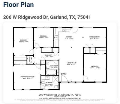 206 W Ridgewood Drive, Garland TX 75041 - Photo 2