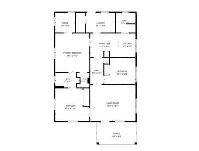 212 N Ruddell Street, Denton TX 76205 - Photo 2