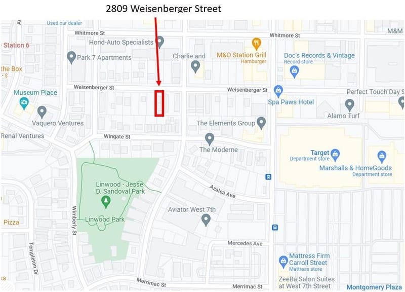2809 Weisenberger Street, Fort Worth TX 76107
