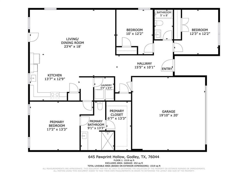 645 Pawprint Hollow, Godley TX 76044 - Photo 40