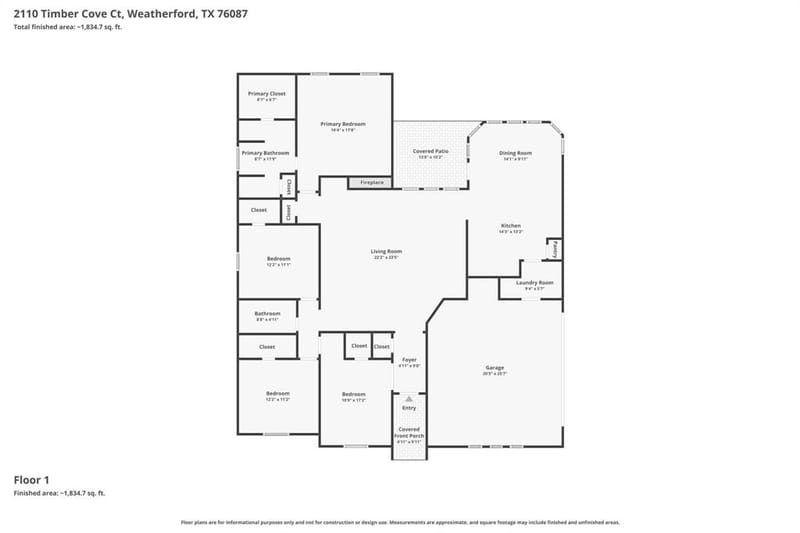 2110 Timber Cove Court, Weatherford TX 76087 - Photo 2