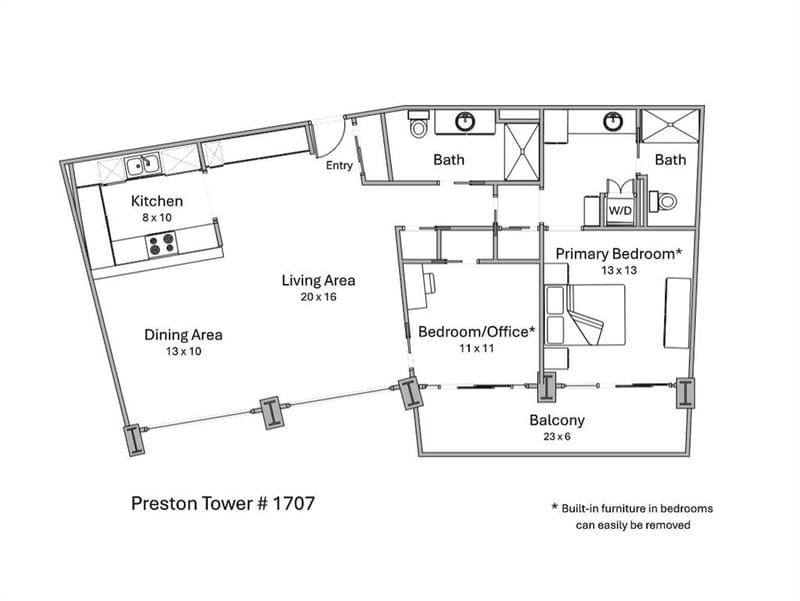 6211 W Northwest Highway # 1707, Dallas TX 75225 - Photo 21
