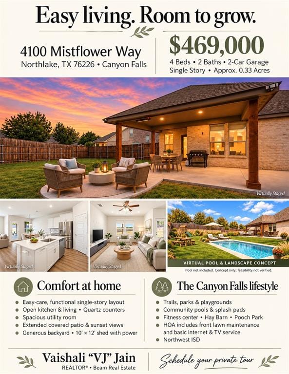 4100 Mistflower Way, Northlake TX 76226