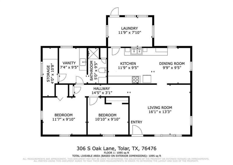 306 S Oak Lane, Tolar TX 76476 - Photo 2