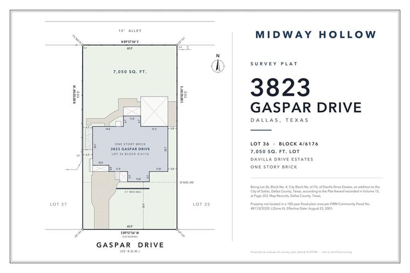 3823 Gaspar Drive, Dallas TX 75220