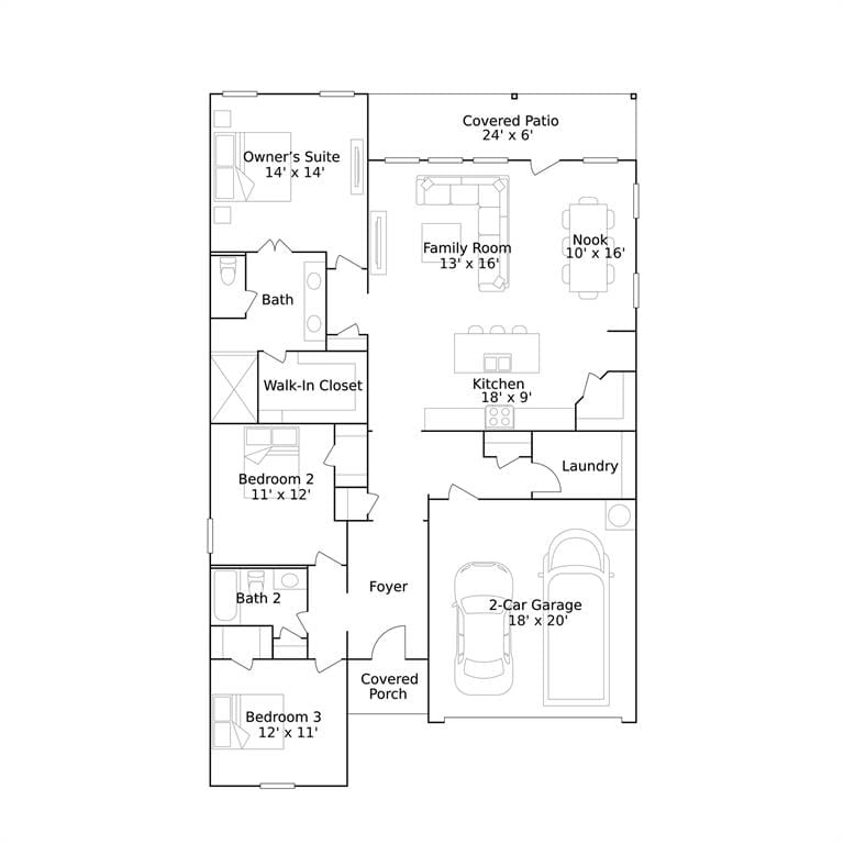 3417 Caspian Drive, Providence Village TX 76227 - Photo 2