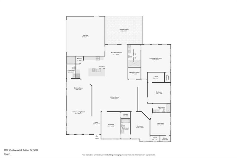 3337 Whirlaway Road, Dallas TX 75229