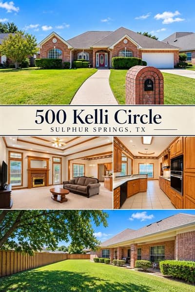 500 Kelli Circle, Sulphur Springs TX 75482