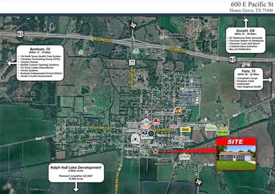 600 Pacific Street E, Honey Grove TX 75446